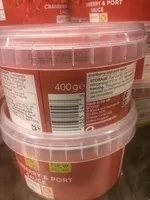 Mängden socker i cranberry and port sauce