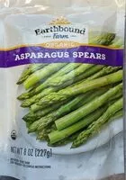 Mängden socker i Organic asparagus spears