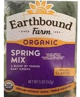 Mängden socker i Organic Spring Mix