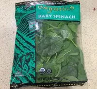 Mängden socker i Organic Baby Spinach