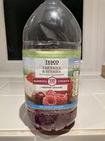 Mängden socker i Tesco cherries & berries quadruple strength