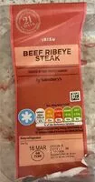 Mängden socker i Irish beef ribeye steak