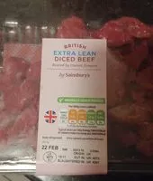 Mängden socker i Extra lean diced beef