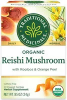 Mängden socker i Organic reishi mushroom with rooibos & orange peel herbal tea