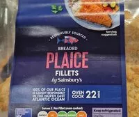 Mängden socker i Breaded Plaice Fillets