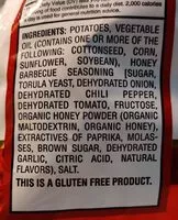 Mängden socker i Honey Bar-B-Q crunchy potato chips