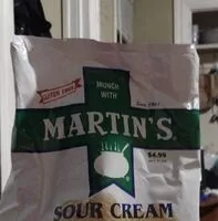 Mängden socker i Martin's sour cream and onion