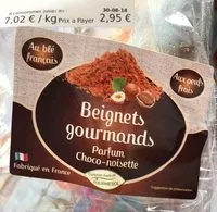 Mängden socker i Beignets gourmands parfum choco noisette
