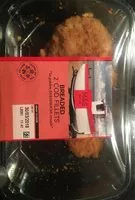 Mängden socker i Breaded 2 cod fillets