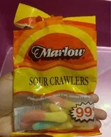 Mängden socker i Sour crawlers