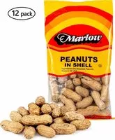 Mängden socker i Peanuts in shell