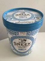 Mängden socker i 3% Greek Style Frozen Yogurt Vanilla