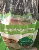 Mängden socker i Pain de mie sans crôute cereales et graines