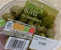 Mängden socker i Pitted Green Olives
