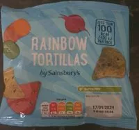 Mängden socker i Rainbow Tortillas