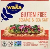 Mängden socker i Gluten Free Sesame & Sea Salt