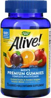 Mängden socker i Alive! men's premium gummies