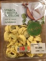 Mängden socker i Spinach Ricotta Tortelloni