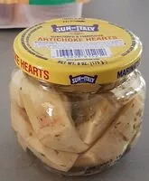 Mängden socker i Quartered and marinated Artichoke hearts