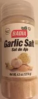 Mängden socker i Garlic salt