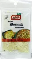 Mängden socker i Almonds Sliced