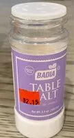 Mängden socker i table salt