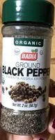 Mängden socker i black pepper