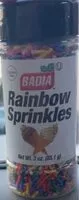 Mängden socker i Rainbow Sprinkles