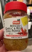 Mängden socker i Minced garlic and red chili pepper