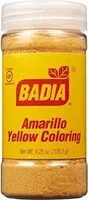 Mängden socker i Food coloring yellow
