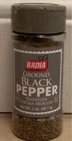 Mängden socker i Ground Black Pepper