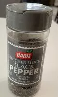 Mängden socker i Black pepper butcher block