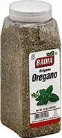 Mängden socker i Oregano whole