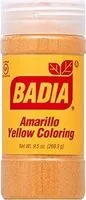 Mängden socker i Yellow color Amarillo