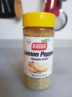 Mängden socker i Lemon pepper, lemon