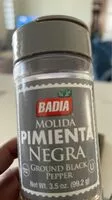 Mängden socker i Pimienta negra