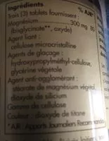 Mängden socker i Magnesium bisglycinate