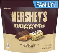 Mängden socker i Hershey's Nuggets - Milk Chocolate with Almonds