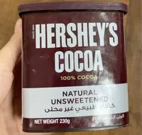 Mängden socker i Hershey’s cocoa