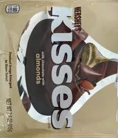 Mängden socker i Kisses milk chocolate with almonds