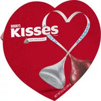 Mängden socker i Hershey& valentine& day milk chocolate kisses
