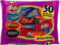 Mängden socker i Chocolate candy assortment reeses