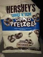 Mängden socker i Hershey Cookie N Cream Dipped Pretzels