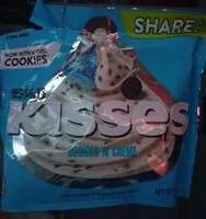 Mängden socker i Kisses cookies n cream