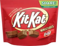 Mängden socker i Crisp wafers in milk chocolate miniatures