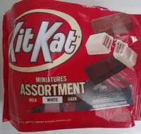 Mängden socker i Kit Kat miniatures assortment