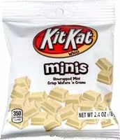 Mängden socker i Hershey minis unwrapped crisp wafers in white