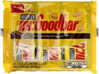 Mängden socker i Mr good bar with peanuts