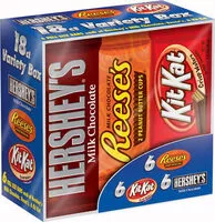 Mängden socker i Chocolate candy bar assorted variety box milk chocolate