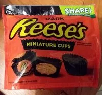 Mängden socker i Reese's miniature cups dark chocolate
